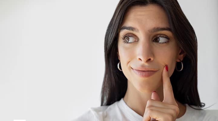 Woman worried about free radicals