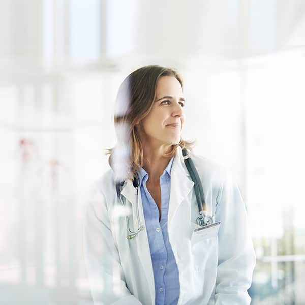 Female doctor.